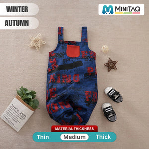 Blue N Red Stylish Kids Dungaree 1 - Minitaq baby kids clothes dress