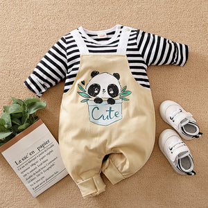 Cute Little Panda Baby Romper 1 - Minitaq baby kids clothes dress