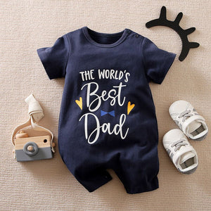 Best Dad Dark Baby Romper 1 - Minitaq baby kids clothes dress