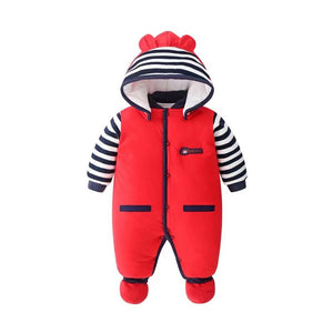 Naughty Monkey Red Winter Romper V2 1 - Minitaq baby kids clothes dress