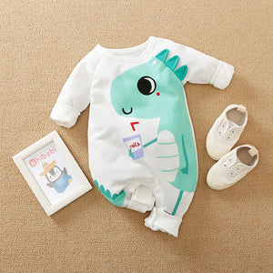 Dino And Milk Baby Romper 1 - Minitaq baby kids clothes dress