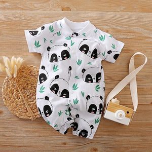 Bamboo Panda Summer Romper 1 - Minitaq baby kids clothes dress