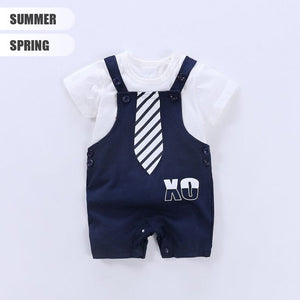 Cool Casual Tie Print Baby Romper 2 - Minitaq baby kids clothes dress