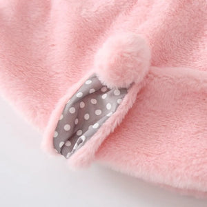 Soft Pink Hooded Baby Girl Winter Coat 10 - Minitaq baby kids clothes dress