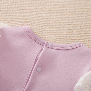 Bunny Winged Shoulders Baby Romper 8 - Minitaq baby kids clothes dress