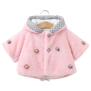 Soft Pink Hooded Baby Girl Winter Coat 12 - Minitaq baby kids clothes dress