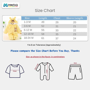 Yellow Bear Winter Hooded Romper 19 - Minitaq baby kids clothes dress