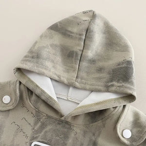 Rugged Fashion Army Green 2pc Terry Hoodie Jogger Set - Minitaq baby kids clothes dress