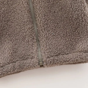 Brown Panda Hooded Jacket N Khaki Drawstring Pants - Minitaq baby kids clothes dress