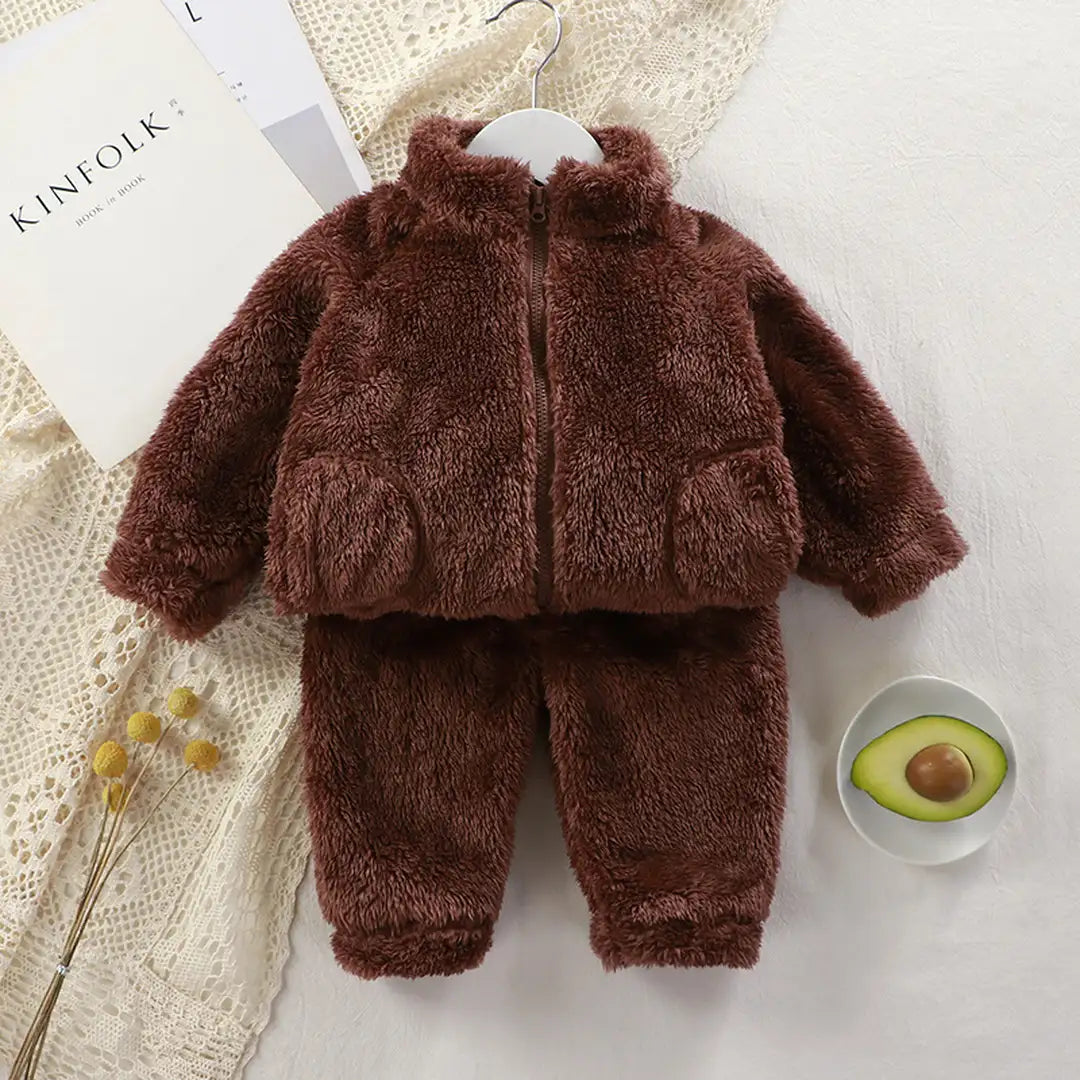 Cozy Cocoa Winter Sherpa 2pcs Set