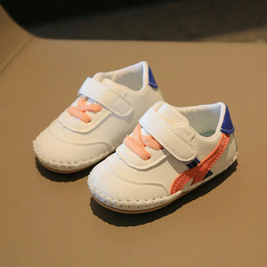 Comfy White Valcro Strap N Lace Kids Shoes 1 - Minitaq baby kids clothes dress