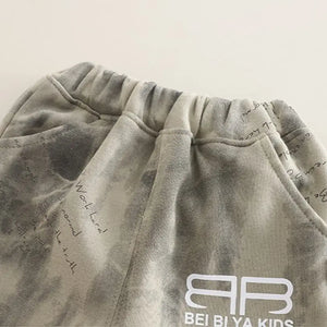 Rugged Fashion Army Green 2pc Terry Hoodie Jogger Set - Minitaq baby kids clothes dress