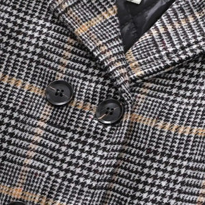 Classic Plaid Wool Blend Jacket Coat - Minitaq baby kids clothes dress