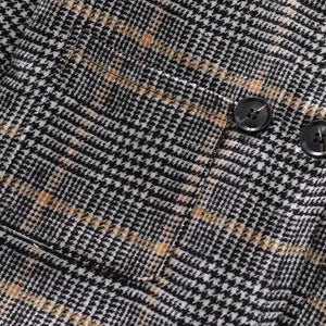 Classic Plaid Wool Blend Jacket Coat - Minitaq baby kids clothes dress