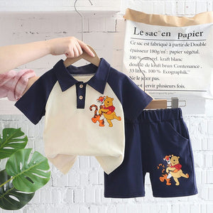 Winnie N Tiger Shirt and Shorts 2pc 1 - Minitaq baby kids clothes dress
