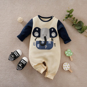 An Elephant Casual Full Sleeves Romper 1 - Minitaq baby kids clothes dress