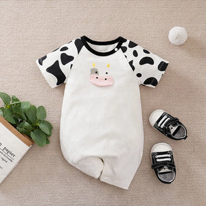 Cute Stylish Moo Cotton Baby Romper 1 - Minitaq baby kids clothes dress