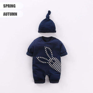 Casual Blue Carrot Rabbit Full Sleeve Cap Romper 2 - Minitaq baby kids clothes dress