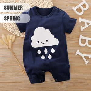 Sweet Rainy Cloud Unisex Romper 2 - Minitaq baby kids clothes dress