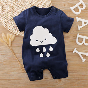 Sweet Rainy Cloud Unisex Romper 1 - Minitaq baby kids clothes dress
