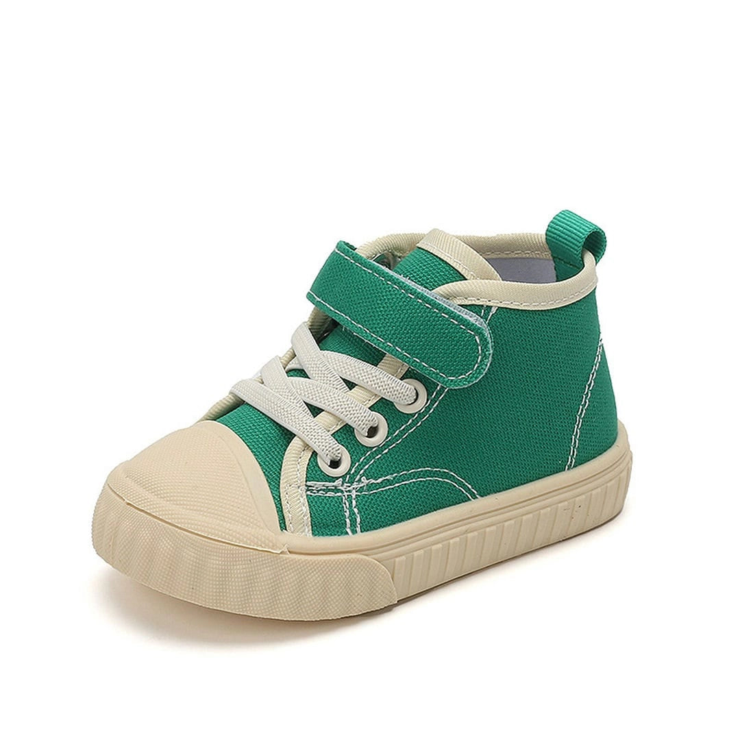 Green N White Casual Converse Style Kids Shoes 1 - Minitaq baby kids clothes dress