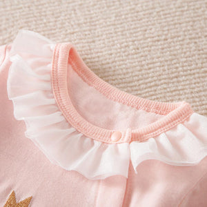 Cute Swan Pink Baby Girl Romper 3 - Minitaq baby kids clothes dress