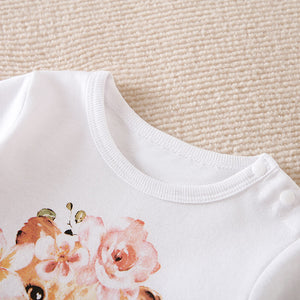 Cute Lioness Baby Girl Romper 3 - Minitaq baby kids clothes dress