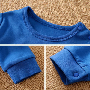 Happy Rainbow Blue Baby Romper 4 - Minitaq baby kids clothes dress