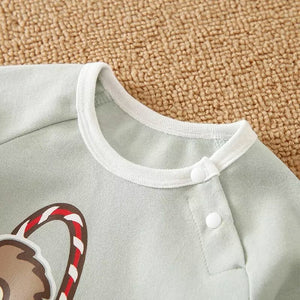 Circus Lion Full Sleeve Baby Romper 4 - Minitaq baby kids clothes dress