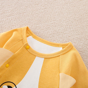 Cute Little Puppy Yellow Baby Romper 3 - Minitaq baby kids clothes dress