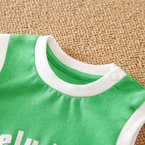 Sport Style Green Baby Romper 2 - Minitaq baby kids clothes dress