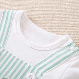 Modern D for Dino Baby Romper 2 - Minitaq baby kids clothes dress