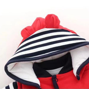 Naughty Monkey Red Winter Romper V2 2 - Minitaq baby kids clothes dress