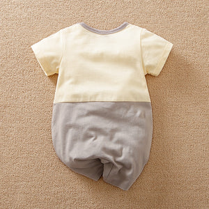 Love Dad Cute Bear Gray Romper 3 - Minitaq baby kids clothes dress