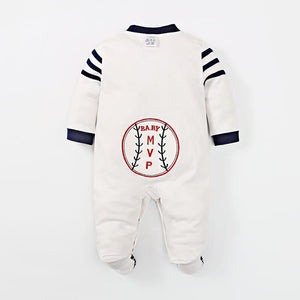 Baseball Sports Casual Baby Romper 9 - Minitaq baby kids clothes dress