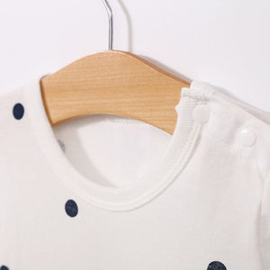 Dashing Blue Dots Summer Baby Romper 3 - Minitaq baby kids clothes dress