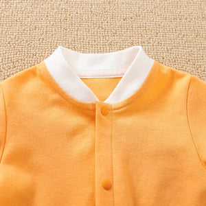 Fun Pocket Cat Orange Style With Bib 3 - Minitaq baby kids clothes dress