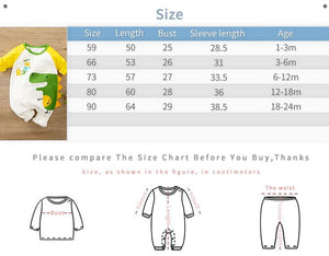 Cute Dinosaur Yellow Baby Romper 5 - Minitaq baby kids clothes dress