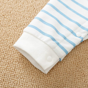 Cute Octopus Light Blue and White Baby Romper 3 - Minitaq baby kids clothes dress