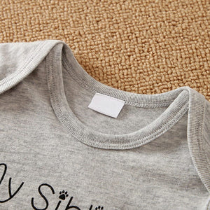 Paws Gray Cotton Summer Baby Onesie 3 - Minitaq baby kids clothes dress