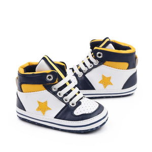 High Top Star Design Sneaker Baby Shoes 3 - Minitaq baby kids clothes dress