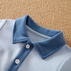 Pocket Bunny Blue Baby Romper 3 - Minitaq baby kids clothes dress