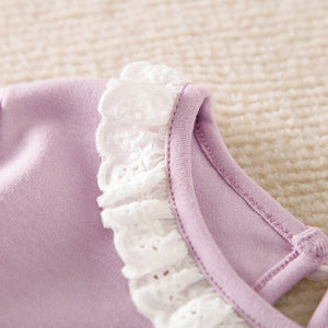 Sweet Little Bunny Purple Baby Romper 4 - Minitaq baby kids clothes dress