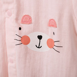 Pink Baby Girl Open Crotch Romper 4 - Minitaq baby kids clothes dress