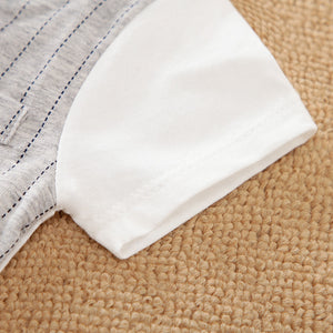 Gray Stylish Baby Romper With Bow Tie 5 - Minitaq baby kids clothes dress