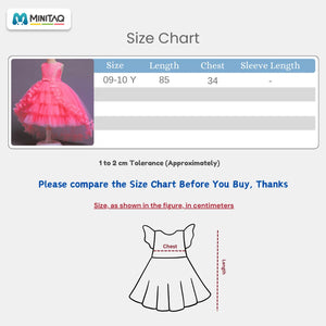 Fancy N Elegant Pink Sleeveless Baby Frock For Girls-Minitaq baby kids clothes dress