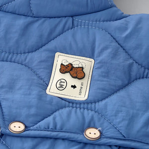 Cozy Bear Patch Quilted Tracksuit 2pc Set - Minitaq baby kids clothes dress