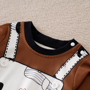 Brown, White N Black Whale Baby Romper 3 - Minitaq baby kids clothes dress