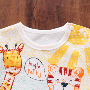 Fun With Animals Full Sleeves 3 - Minitaq baby kids clothes dress