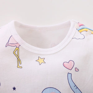 Cute Rainbow Animal Baby Romper 7 - Minitaq baby kids clothes dress